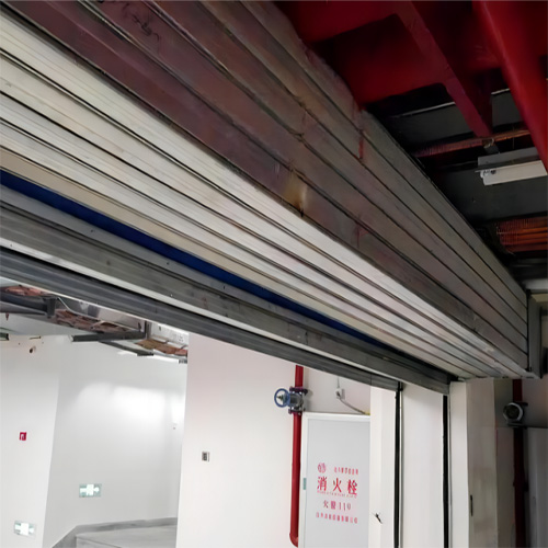 防火卷簾門能替代防火墻嗎(圖1) 鋼制防火卷簾門.jpg