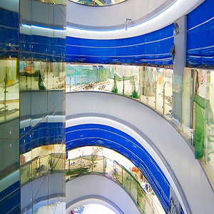 防火卷簾門下為什么不能放東西?(圖1) 商場防火卷簾.jpg