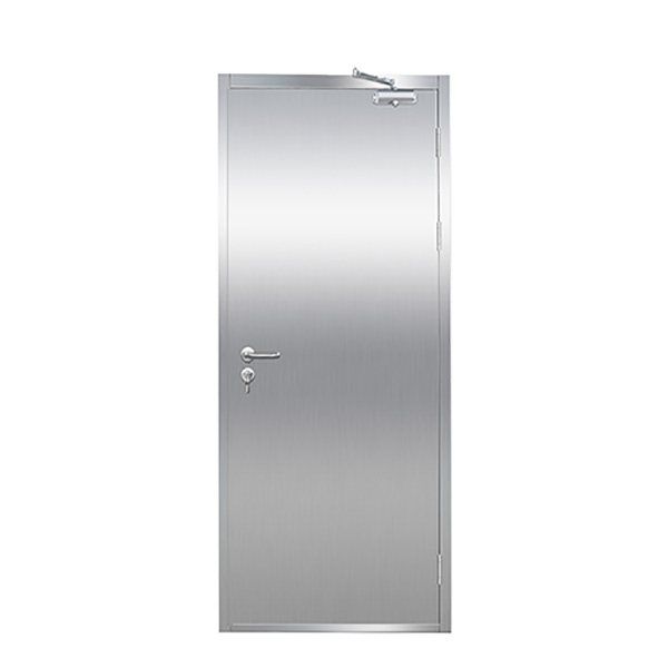 管道井防火門(mén)用途及要求(圖1) 不銹鋼防火門(mén)樣品.jpg