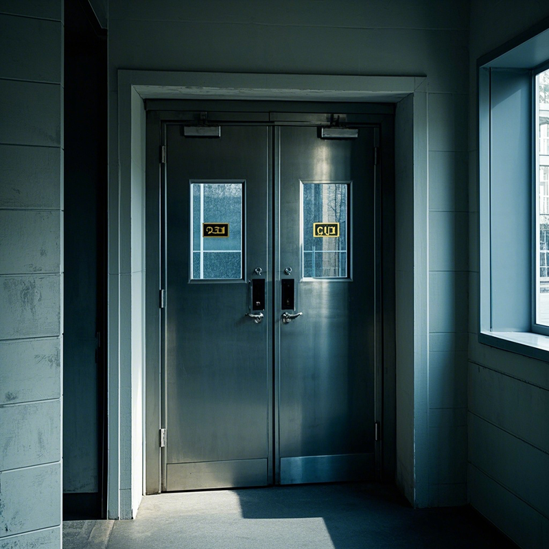 學(xué)校消防門如何購(gòu)買(圖1) 防火門展示.jpg